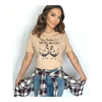 Cluck & Chatter Graphic Tee - Soaring Eagle Boutique