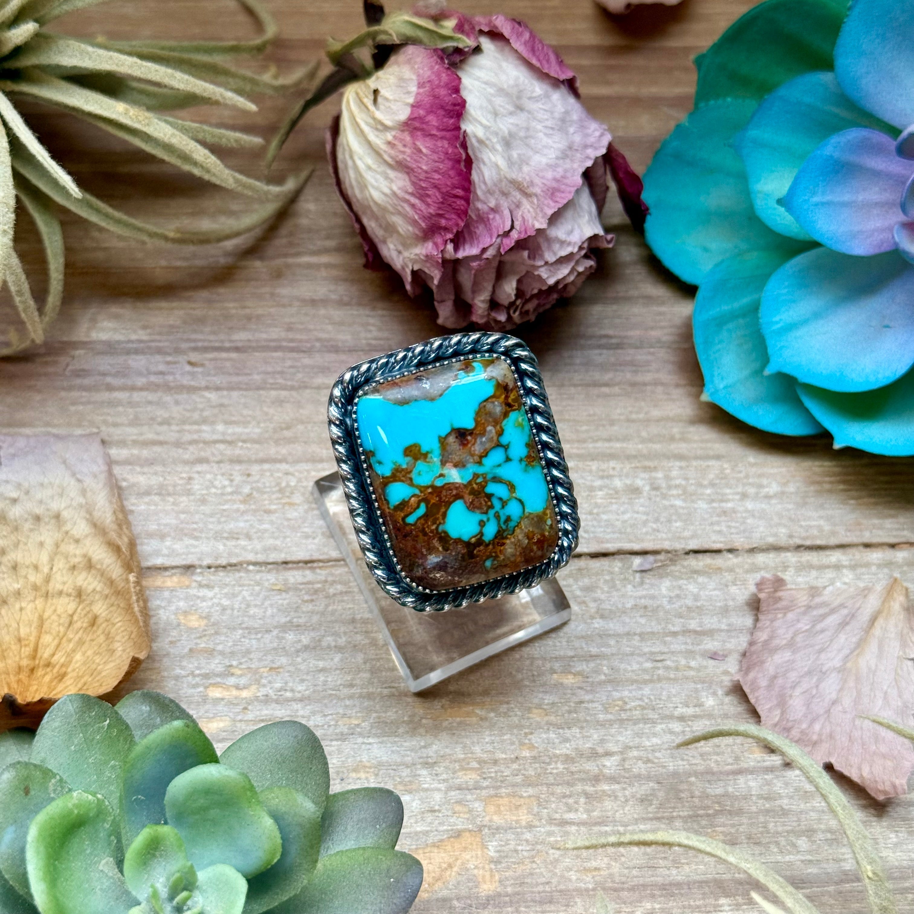 mj ring - scare turquoise