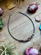 Wild Horse Choker Necklace – Sterling Silver Pearls - 14" | The Bijoux FAB