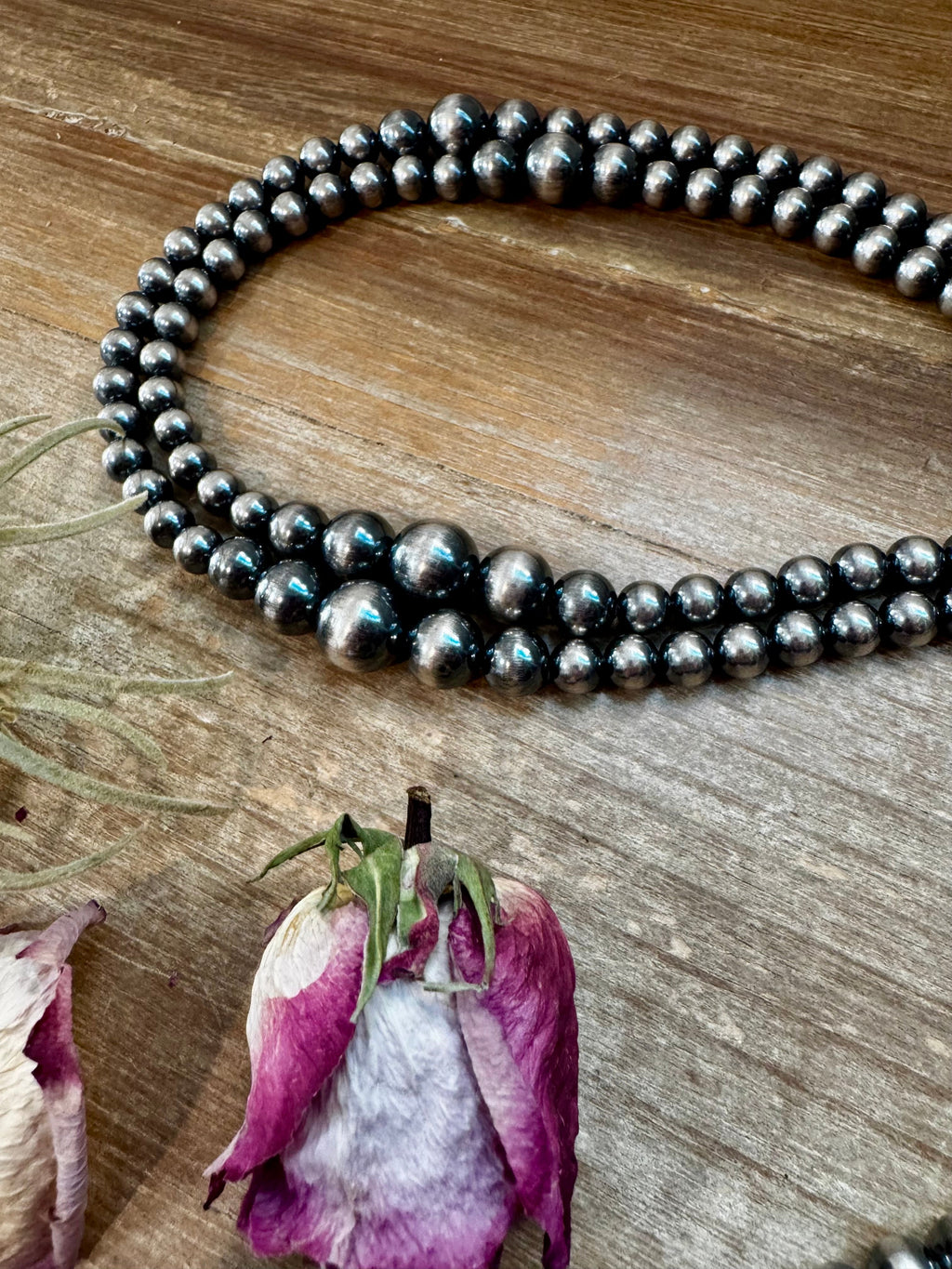 NFR Collection Sterling Silver Pearl Necklace – Graduated 8mm to 14mm 46.5” Long | The Bijoux FAB