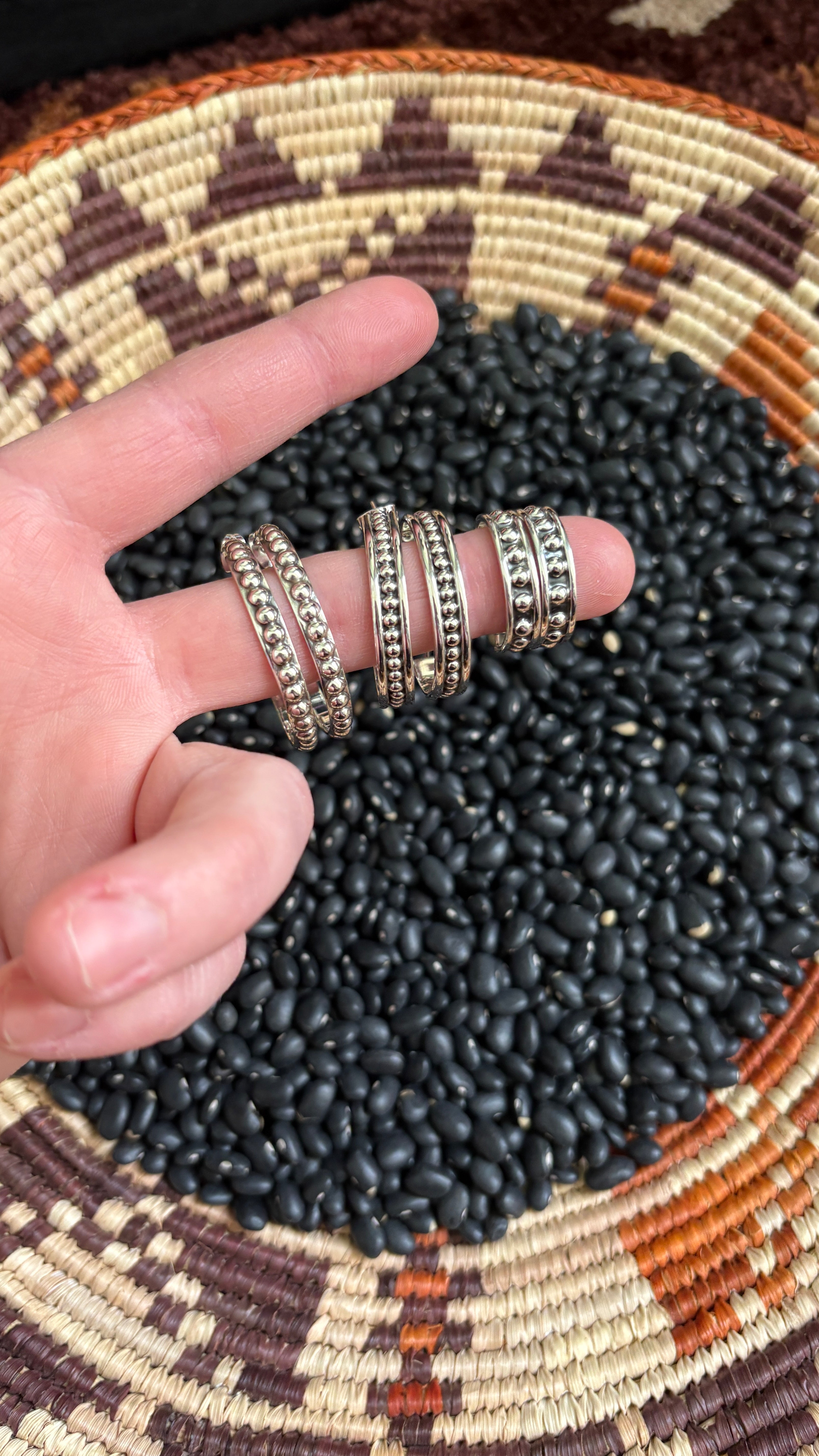 BALL FULL HOOP EARRINGS