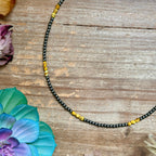 Palomino Turquoise Necklace Sterling Silver Pearls – 16.5”  | The Bijoux FAB