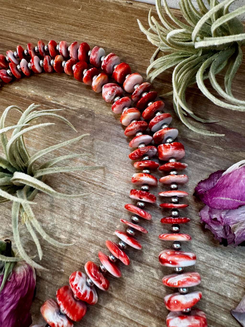 NFR Collection Spiny Oyster Necklace – 5mm Sterling Silver Pearls 37” Long Western Necklace | The Bijoux FAB