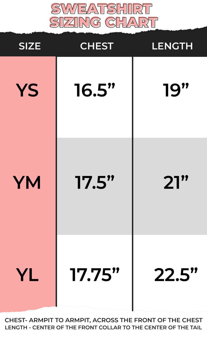 Soft Chenille Be Hoppy Easter Youth Sweatshirt