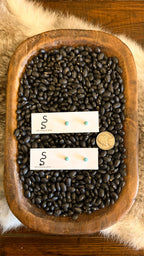 4MM TURQUOISE STUDS