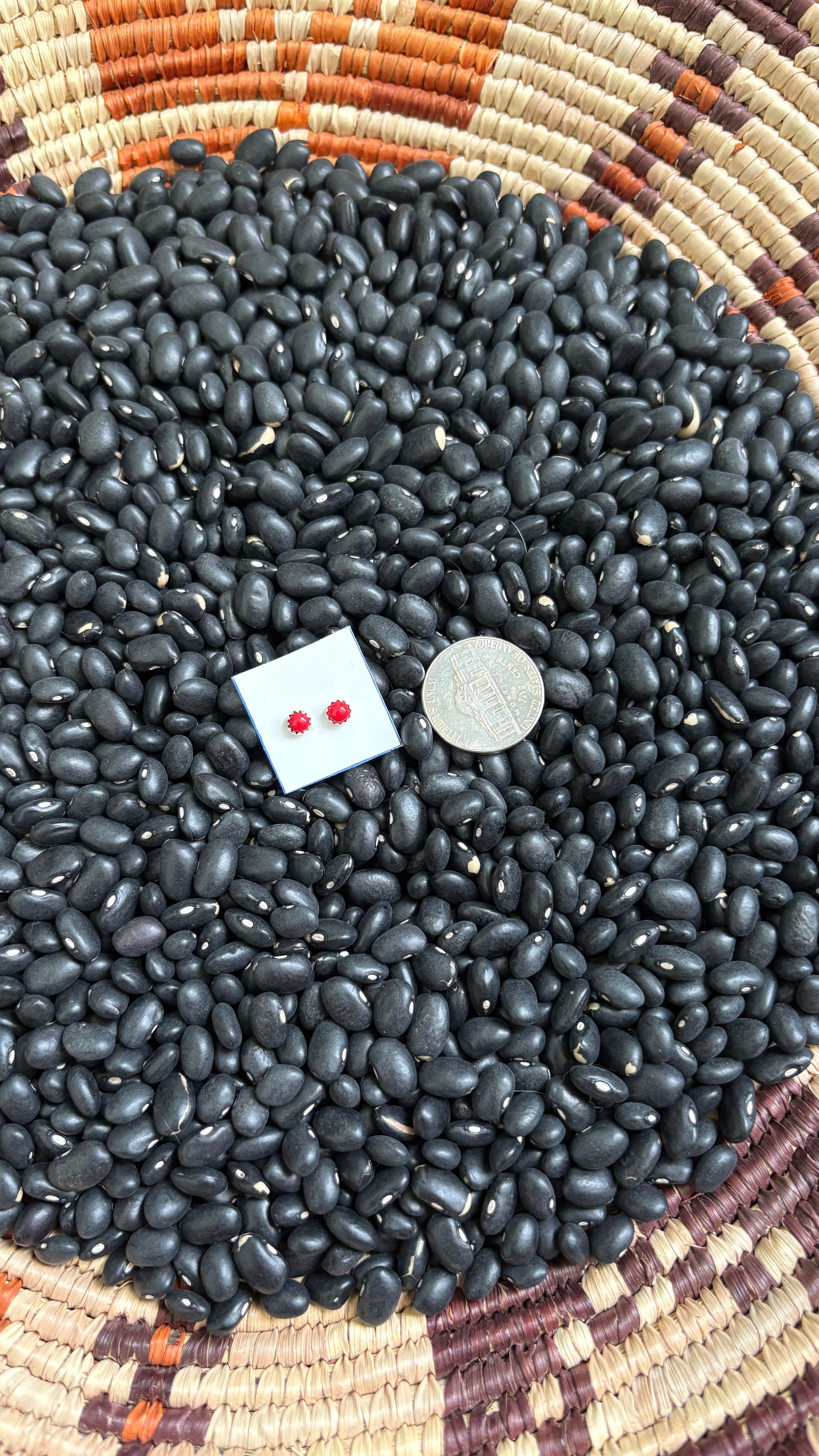 4MM CORAL STUDS
