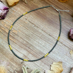 Palomino Turquoise Necklace Sterling Silver Pearls – 16.5”  | The Bijoux FAB