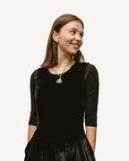 Elegant 3/4 Sleeve Halftee