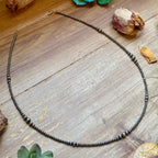22” Graduated Sterling Silver Pearl Necklace