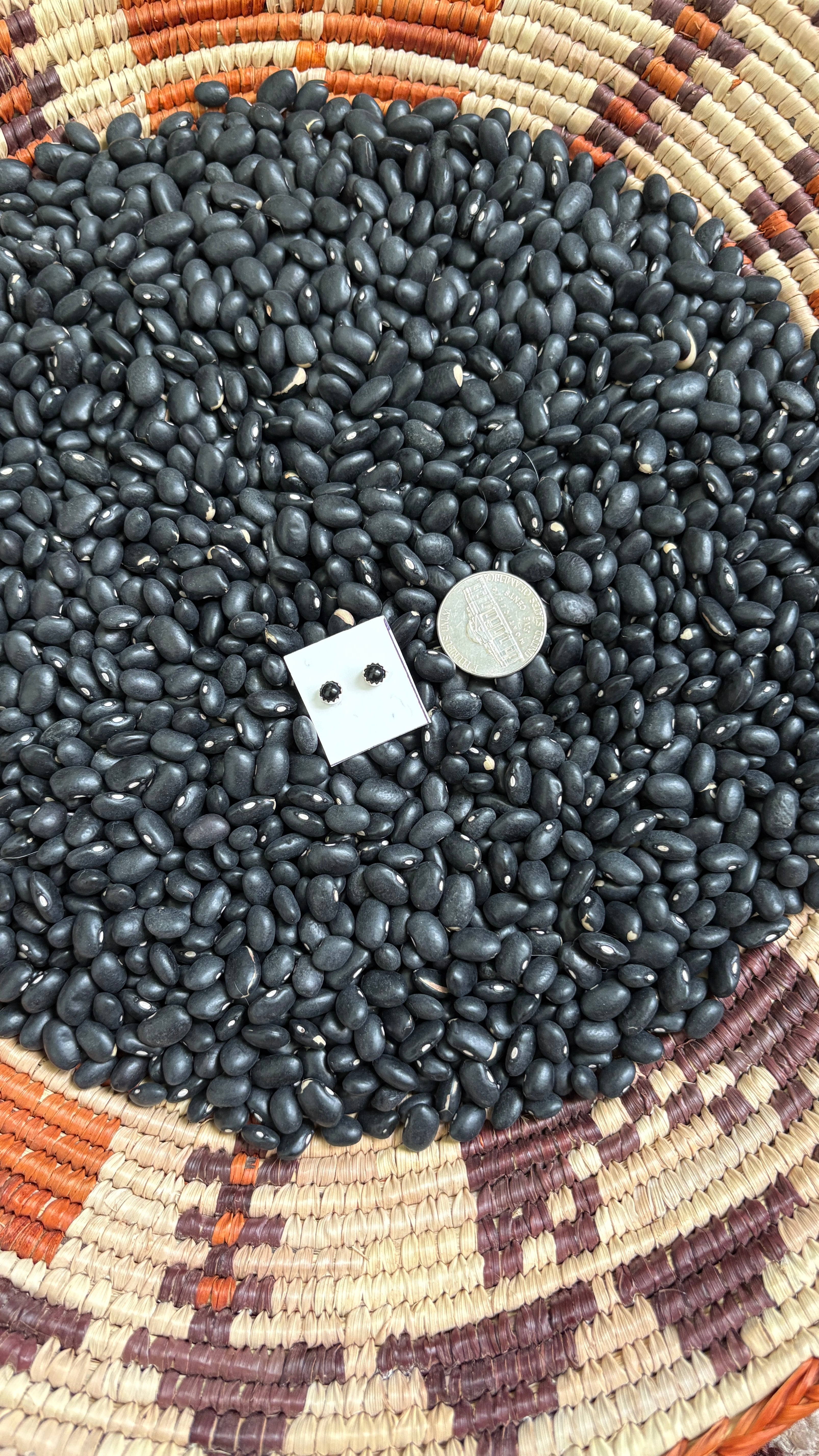 4MM BLACK ONYX STUDS
