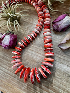NFR Collection Spiny Oyster Necklace – 5mm Sterling Silver Pearls 37” Long Western Necklace | The Bijoux FAB