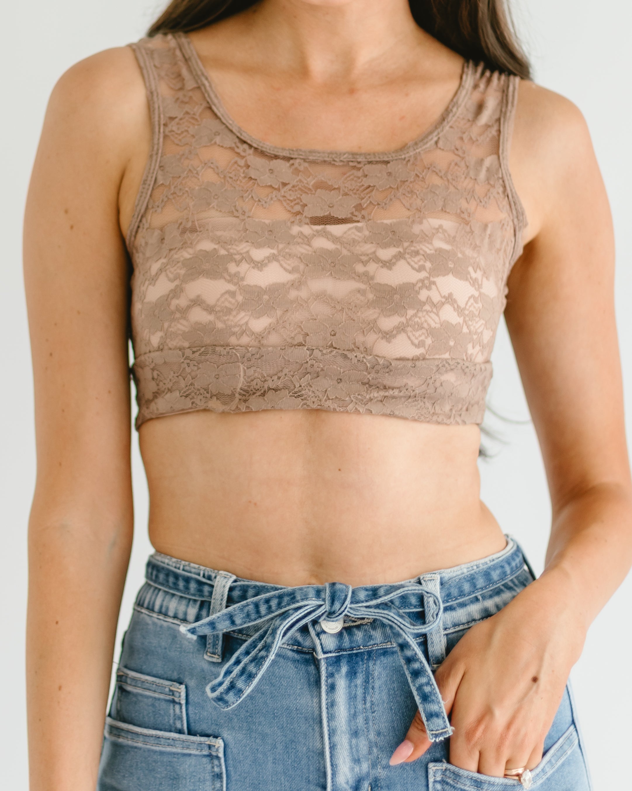 Full Lace Tank Halftee
