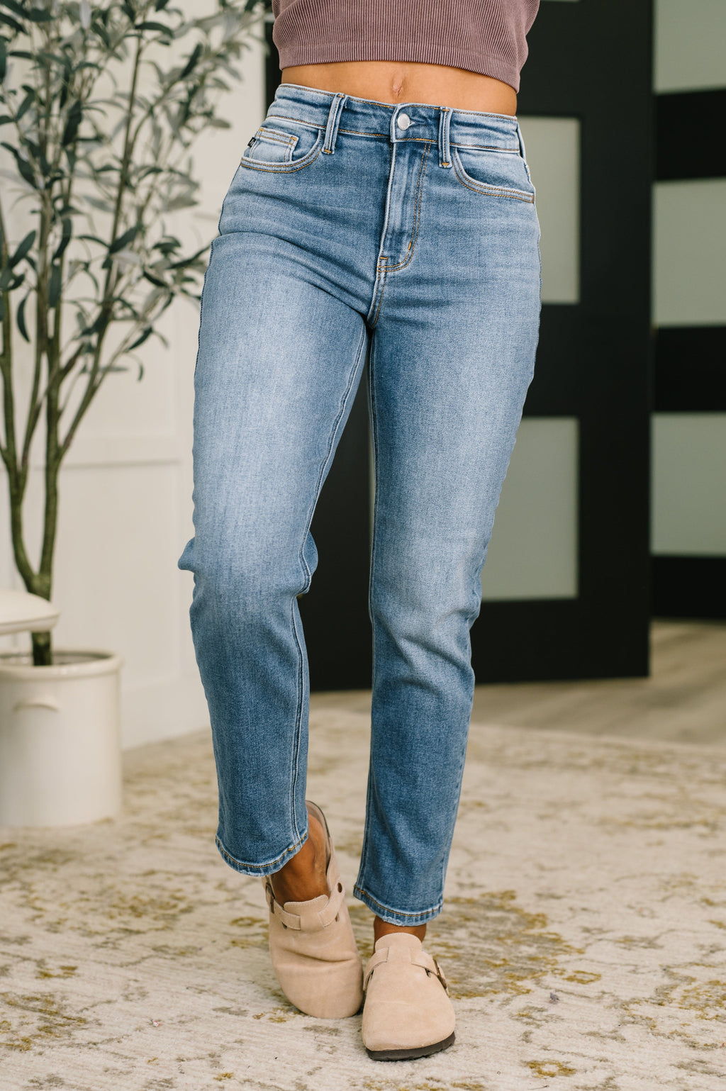 Judy Blue Amelia High Waist Ankle Straight