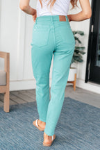 Judy Blue Bridgette High Rise Slim Jeans in Aquamarine