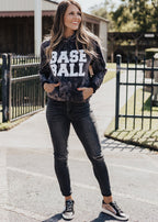 Baseball Vintage Raglan Hoodie *Cloud Black (S-3X)