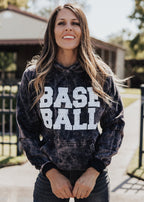 Baseball Vintage Raglan Hoodie *Cloud Black (S-3X)