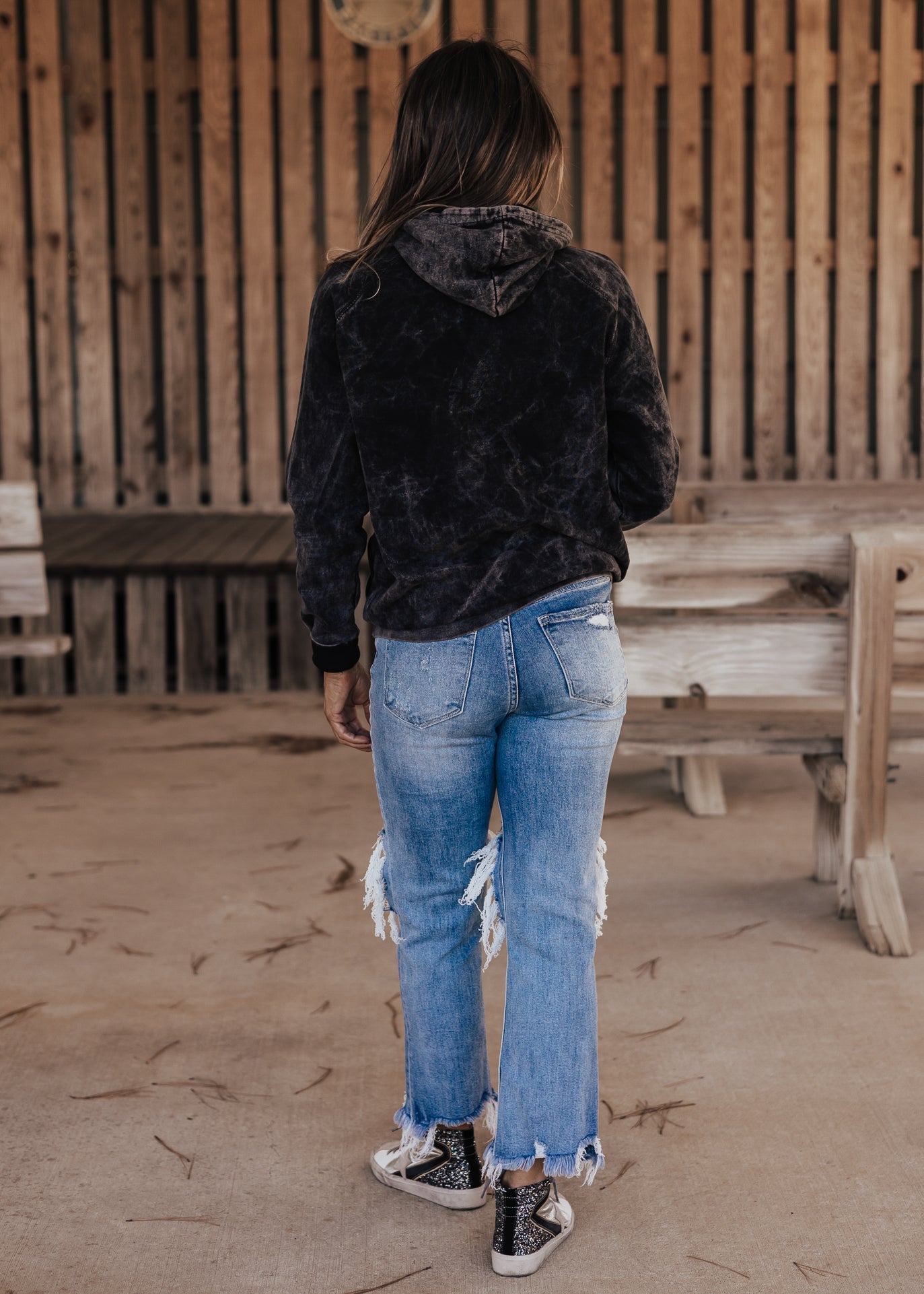 SOFTBALL Vintage Raglan Hoodie *Cloud Black (S-3X)