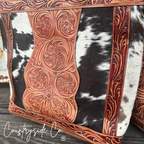 Lucille Conceal Carry Cowhide Leather Tote Purse