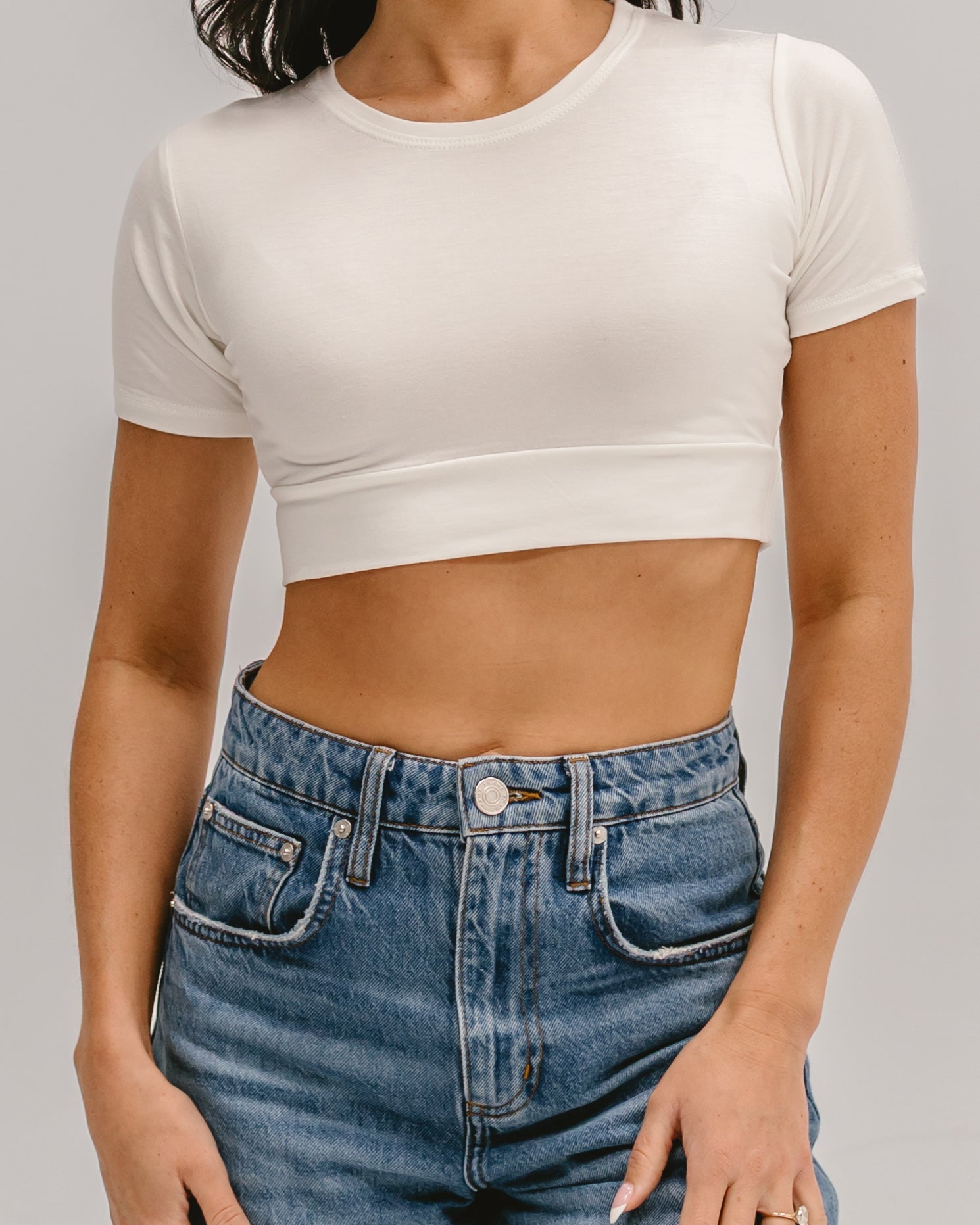 Crew Neck Boyfriend Halftee