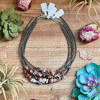 Wild Horse Choker Necklace – Sterling Silver Pearls - 14" | The Bijoux FAB