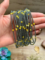 Palomino Turquoise Sterling Silver Pearls Necklace – 15” | The Bijoux FAB