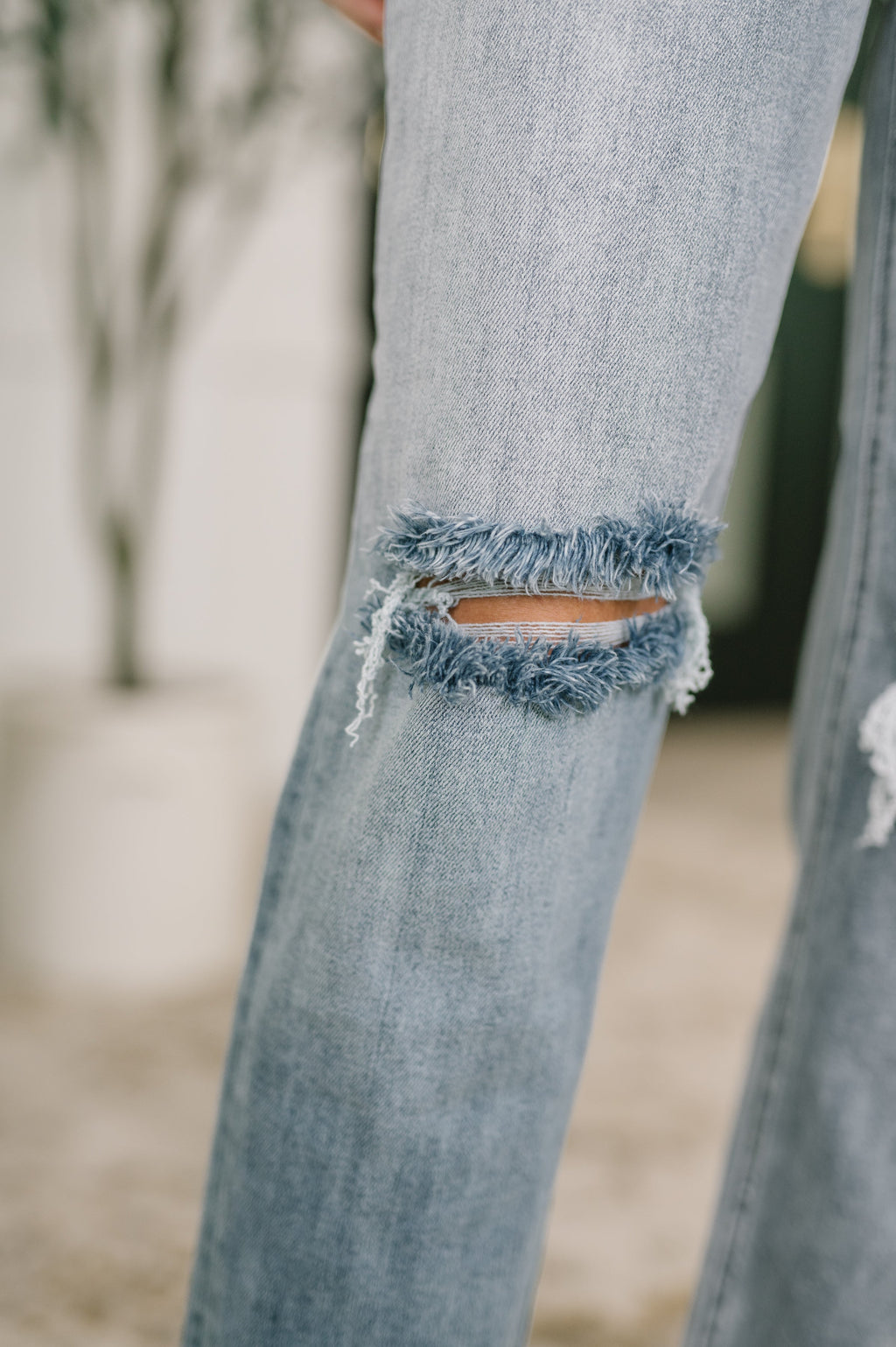 Judy Blue Mid Rise Boyfriend Jeans – Distressed Stretch Denim