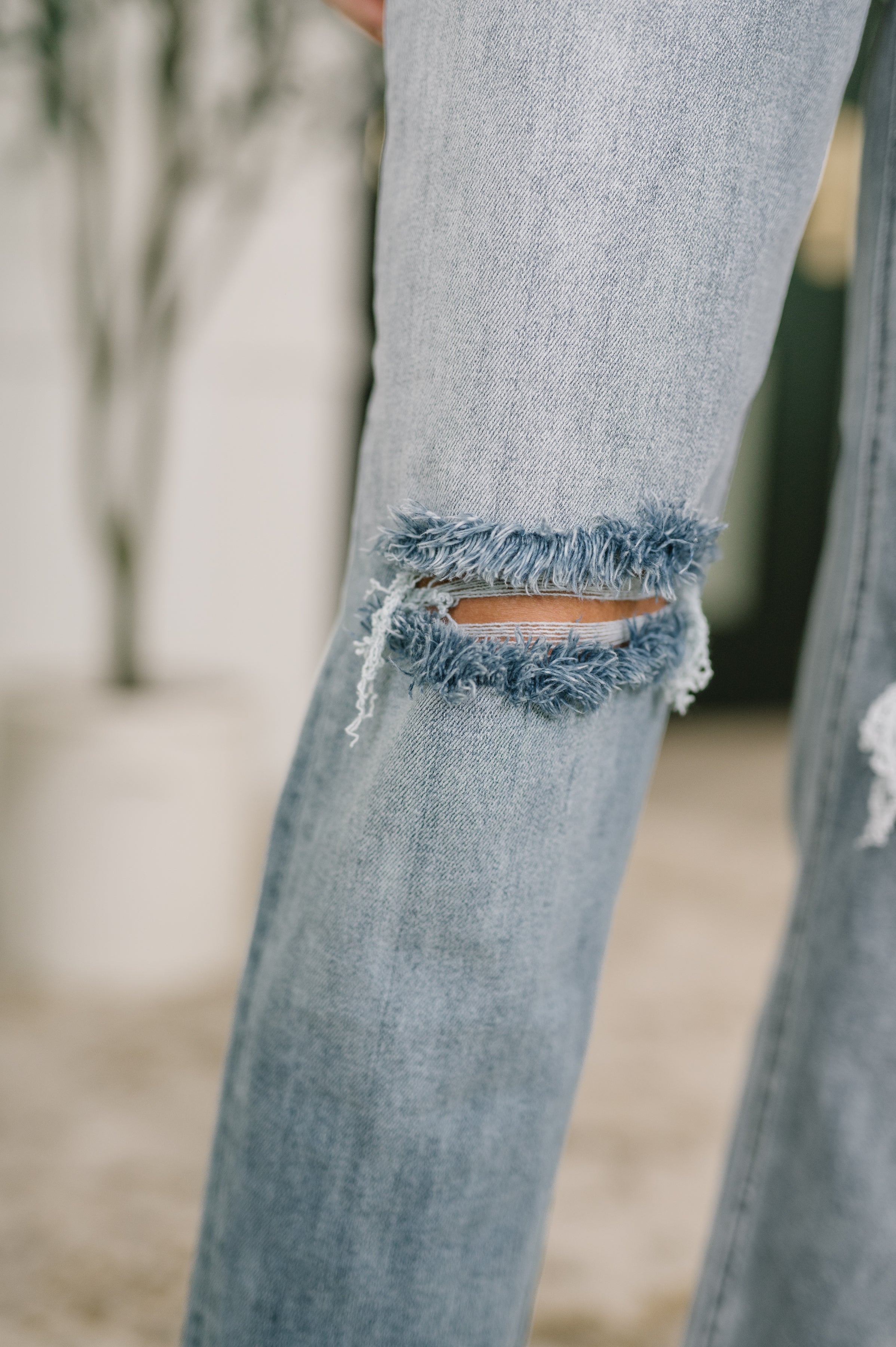 Judy Blue Mid Rise Boyfriend Jeans – Distressed Stretch Denim