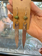 Canyon Sky Turquoise Chic Dangle Earrings – 5.5” Drop