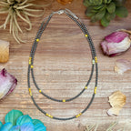 Palomino Turquoise Sterling Silver Pearls Necklace – 15” | The Bijoux FAB