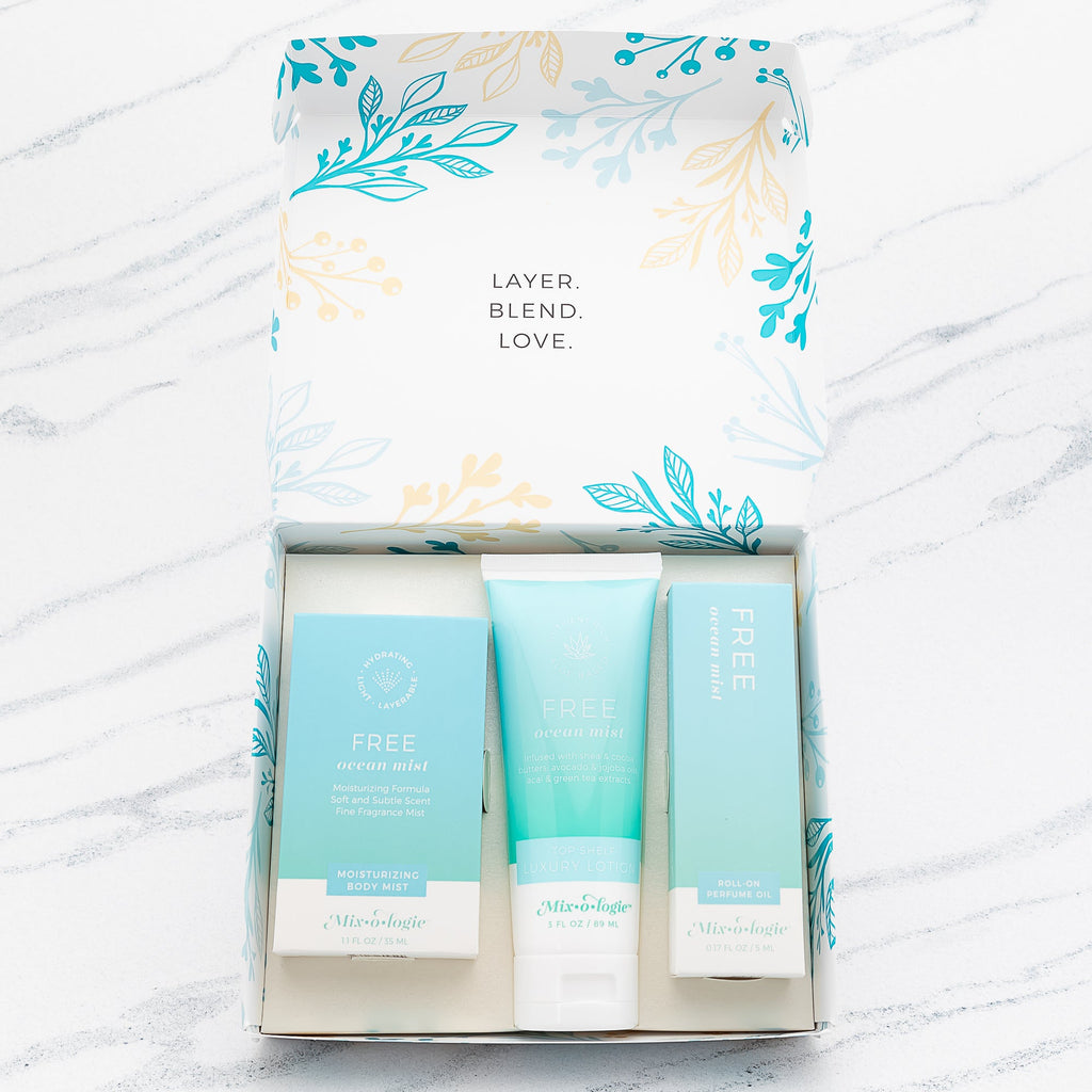 Mixologie Women's Gift Set Trio Box (Choose Scent)
