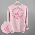 Comfort Colors Just a Girl Who Loves Baking graphic tee with back print design and small front logo for cozy baking lovers.