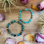 Sterling Silver Mini Wolf Stretchy Bracelet Bundle (Set of 2)