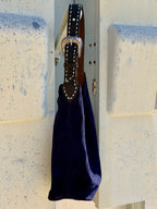 Darlin Duo- Navy Blue With Knight Cowboy Strap