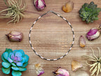 Pink Conch Heishi & Sterling Silver Pearl Necklace – 20" | The Bijoux FAB