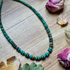 Sterling Silver Saucer Necklace – 19” – 5 mm Rondelle Beads