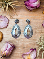 Sterling Silver Teardrop Earrings – Native Made by Rita Lee