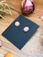 Pink Conch Sterling Silver Stud Earrings by Jason Ogg USA