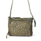 Mossveil Leather Bag in Sage Green