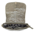 Western Scout Leather Crossbody Bag in Olive