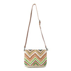 Myra Chevron Valley Crossbody Bag in Spring Glow