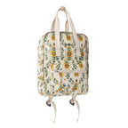 Myra Pine Meadow Cotton & Leather Crossbody Bag in Mustard Cream