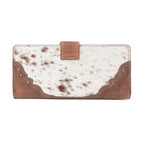 Myra Cedarbar Hairon Leather Women’s Wallet in Honey Drift