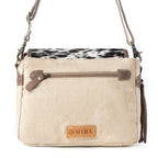 Myra Meadowhide Western Shoulder Bag for Women in Brown with hairon flap