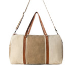 Myra Wandermark Vintage Traveller Bag for Men in olive with leather detail