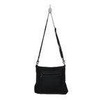 ANTIQUATED  LEATHER AND HAIRON BAG