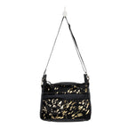 MODERN  LEATHER AND HAIRON BAG