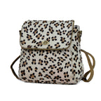 Quaint Leopard Print Leather & Hairon Bag