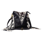 Myra Chilton Draw Hairon Concealed Carry Bag – Stylish Cowhide & Leather Crossbody with Adjustable Leather Strap