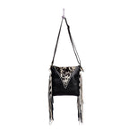 Myra Chilton Draw Hairon Concealed Carry Bag – Stylish Cowhide & Leather Crossbody with Adjustable Leather Strap