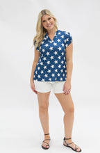 The Nicole V-Neck Top, Stars